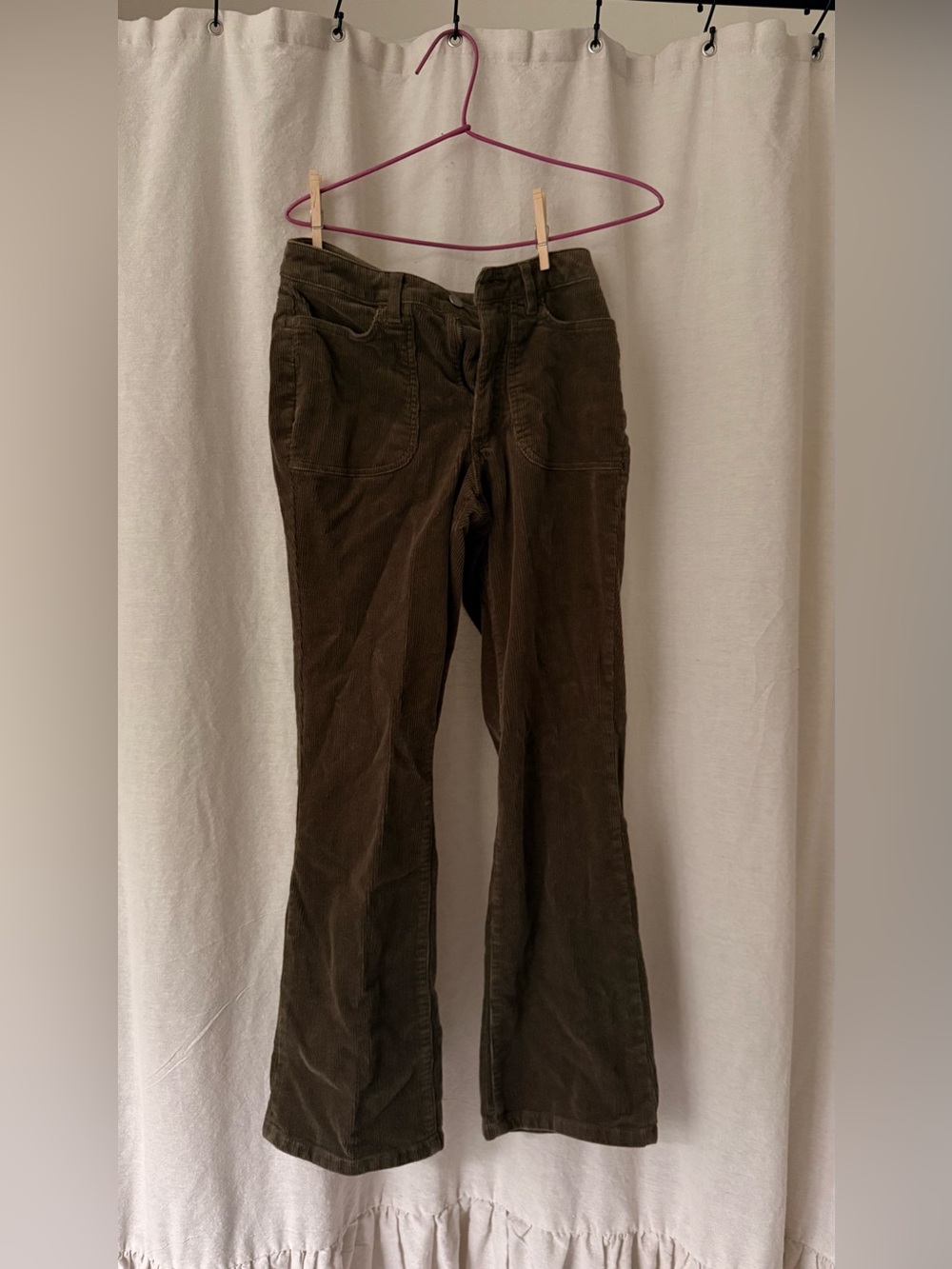 Quince organic Olive Green Corduroy Pants